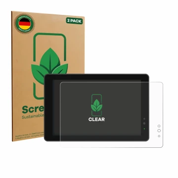 Parte frontale di una confezione del prodotto con il logo del marchio ScreenLeaf. Accanto è raffigurato il dispositivo Lillipu