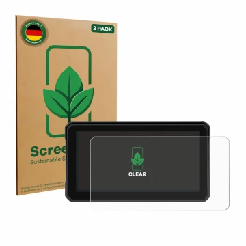 Parte frontale di una confezione del prodotto con il logo del marchio ScreenLeaf. Accanto è raffigurato il dispositivo GOHHDL 