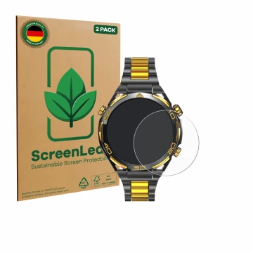 Parte frontale di una confezione del prodotto con il logo del marchio ScreenLeaf. Accanto è raffigurato il dispositivo Blackvi