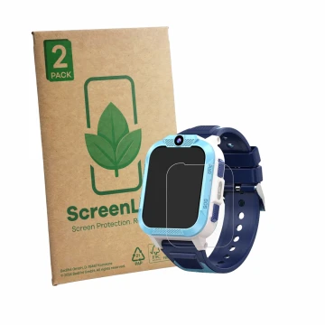 Parte frontale di una confezione del prodotto con il logo del marchio ScreenLeaf. Accanto è raffigurato il dispositivo Iowodo 