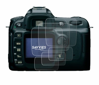 Immagine del dispositivo Nikon D50 con un'ampia varietà di protezioni per lo schermo.