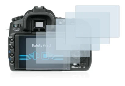 Immagine del dispositivo Sony Alpha 350 (DSLR-A350) con un'ampia varietà di protezioni per lo schermo.