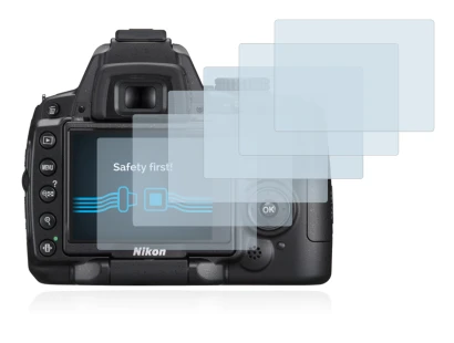 Immagine del dispositivo Nikon D5000 con un'ampia varietà di protezioni per lo schermo.