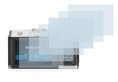 Immagine del dispositivo Olympus PEN E-P5 con un'ampia varietà di protezioni per lo schermo.