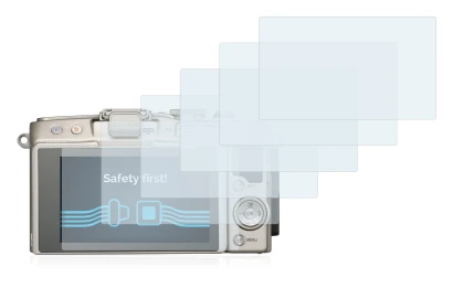Immagine del dispositivo Olympus PEN E-PL6 con un'ampia varietà di protezioni per lo schermo.