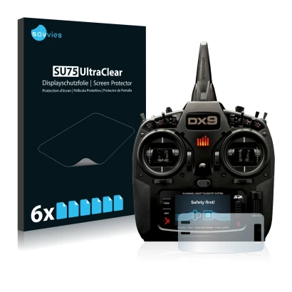 Parte frontale di una confezione del prodotto con il logo del marchio Savvies. Accanto è raffigurato il dispositivo Spektrum D