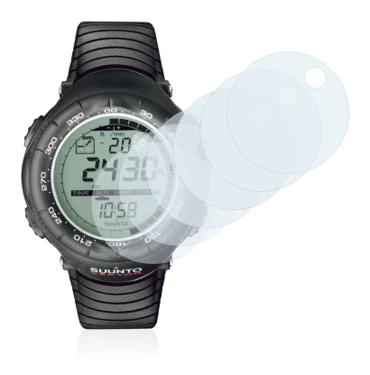 Immagine del dispositivo Suunto Vector Black con un'ampia varietà di protezioni per lo schermo.