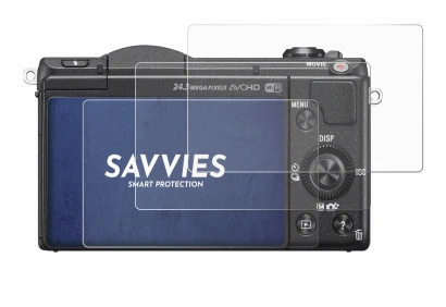Immagine del dispositivo Sony Alpha 5100 (DSLR-A5100) con un'ampia varietà di protezioni per lo schermo.