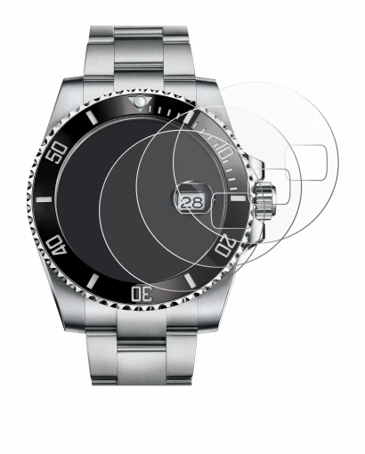 Immagine del dispositivo Rolex Submariner (Date) con un'ampia varietà di protezioni per lo schermo.