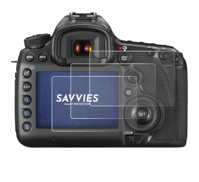 Immagine del dispositivo Canon EOS 5DS R con un'ampia varietà di protezioni per lo schermo.