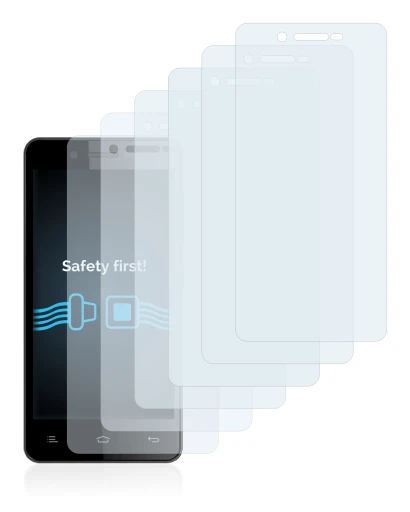 Immagine del dispositivo Gionee V183 con un'ampia varietà di protezioni per lo schermo.