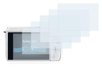 Immagine del dispositivo Canon EOS M10 con un'ampia varietà di protezioni per lo schermo.