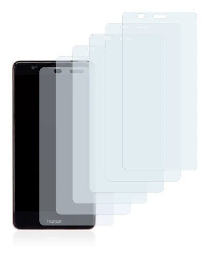 Immagine del dispositivo Honor V8 con un'ampia varietà di protezioni per lo schermo.