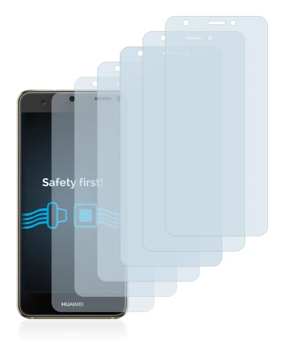 Immagine del dispositivo Huawei Nova con un'ampia varietà di protezioni per lo schermo.