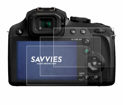 Immagine del dispositivo Panasonic Lumix DC-FZ82 con un'ampia varietà di protezioni per lo schermo.