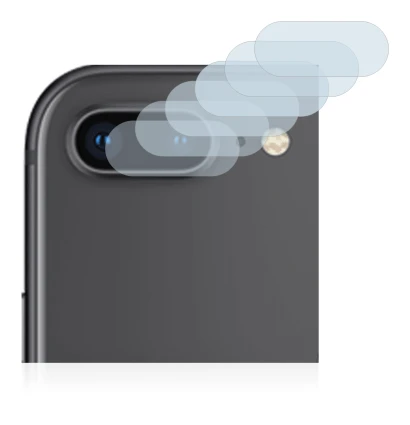 Immagine del dispositivo Apple iPhone 8 Plus (SOLO Fotocamera) con un'ampia varietà di protezioni per lo schermo.