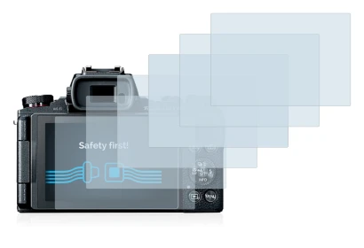 Immagine del dispositivo Canon PowerShot G1 X Mark III con un'ampia varietà di protezioni per lo schermo.