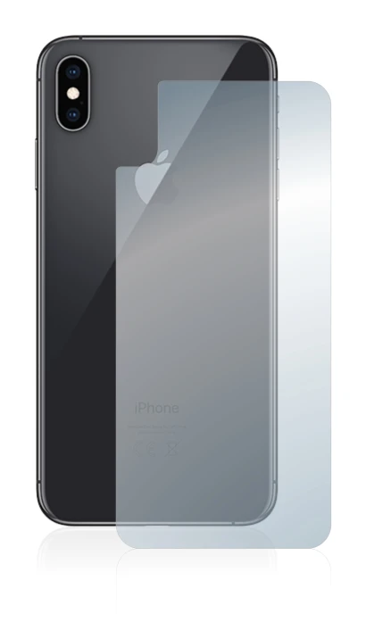 Immagine del dispositivo Apple iPhone Xs Max (Posteriore) con un'ampia varietà di protezioni per lo schermo.