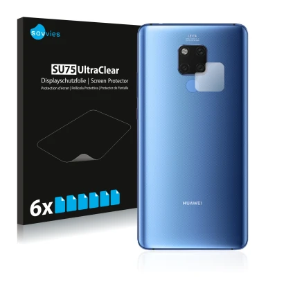 Parte frontale di una confezione del prodotto con il logo del marchio Savvies. Accanto è raffigurato il dispositivo Huawei Mat