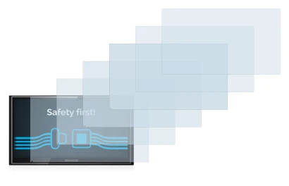 Immagine del dispositivo Kenwood DMX7018DABS con un'ampia varietà di protezioni per lo schermo.