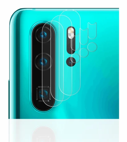 Immagine del dispositivo Huawei P30 Pro (SOLO Fotocamera) con un'ampia varietà di protezioni per lo schermo.
