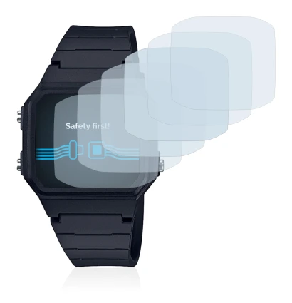 Immagine del dispositivo Casio Unisex A168WA-1YES con un'ampia varietà di protezioni per lo schermo.