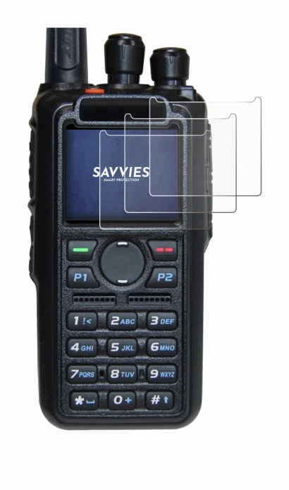 Immagine del dispositivo AnyTone AT-D878UV Plus con un'ampia varietà di protezioni per lo schermo.