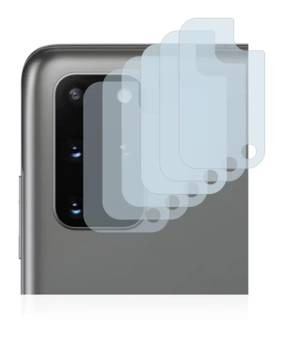 Immagine del dispositivo Samsung Galaxy S20 Plus (SOLO Fotocamera) con un'ampia varietà di protezioni per lo schermo.