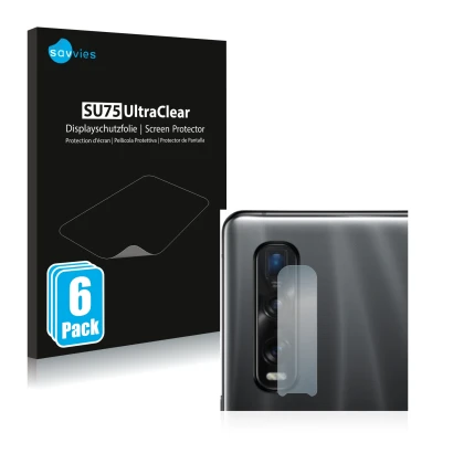 Parte frontale di una confezione del prodotto con il logo del marchio Savvies. Accanto è raffigurato il dispositivo Oppo Find 