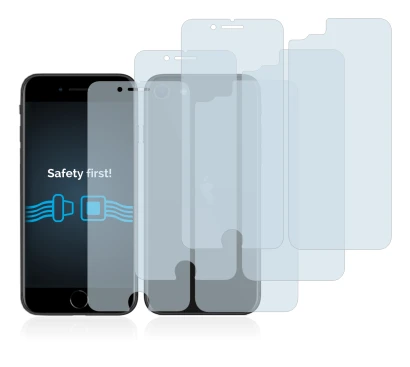 Immagine del dispositivo Apple iPhone SE 2 2020 (Fronte+Retro) con un'ampia varietà di protezioni per lo schermo.