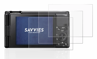Immagine del dispositivo Sony ZV-1 con un'ampia varietà di protezioni per lo schermo.