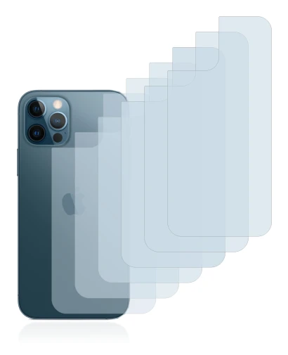 Immagine del dispositivo Apple iPhone 12 Pro (Posteriore) con un'ampia varietà di protezioni per lo schermo.
