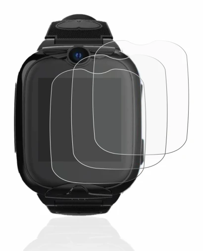 Immagine del dispositivo Xplora Go 2 con un'ampia varietà di protezioni per lo schermo.