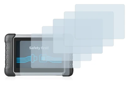 Immagine del dispositivo Autel MaxiCOM MK808 con un'ampia varietà di protezioni per lo schermo.