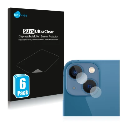 Parte frontale di una confezione del prodotto con il logo del marchio Savvies. Accanto è raffigurato il dispositivo Apple iPho