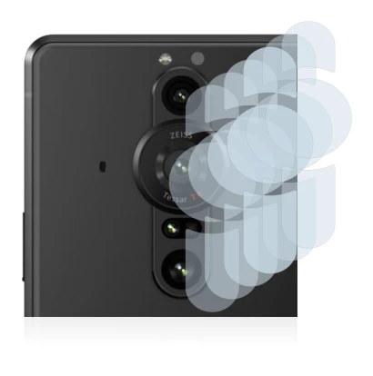 Immagine del dispositivo Sony Xperia Pro-I (SOLO Fotocamera) con un'ampia varietà di protezioni per lo schermo.