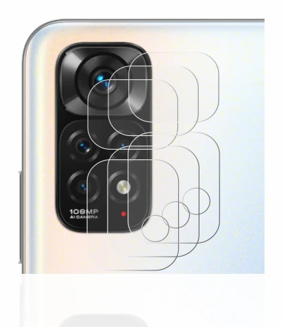 Immagine del dispositivo Xiaomi Redmi Note 11S (SOLO Fotocamera) con un'ampia varietà di protezioni per lo schermo.