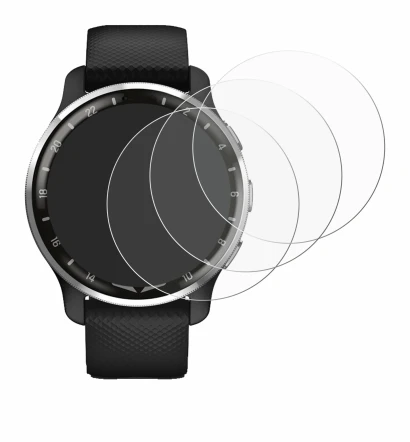 Immagine del dispositivo Garmin D2 Air X10 con un'ampia varietà di protezioni per lo schermo.