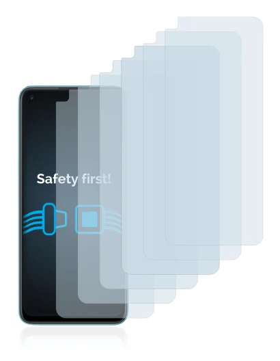 Immagine del dispositivo Oppo A76 con un'ampia varietà di protezioni per lo schermo.