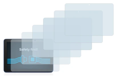Immagine del dispositivo Amazon Fire HD 8 2022 con un'ampia varietà di protezioni per lo schermo.