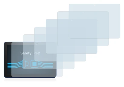 Immagine del dispositivo Amazon Fire HD 8 Plus 2022 con un'ampia varietà di protezioni per lo schermo.