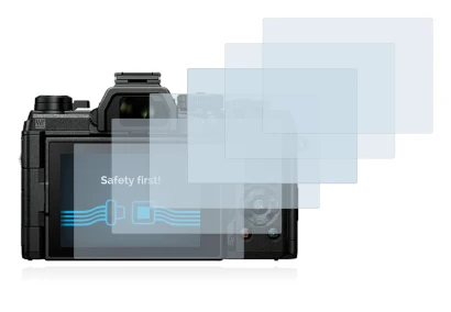 Immagine del dispositivo Olympus OM System OM-5 con un'ampia varietà di protezioni per lo schermo.