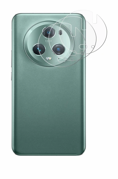 Immagine del dispositivo Honor Magic 5 Pro (SOLO Fotocamera) con un'ampia varietà di protezioni per lo schermo.