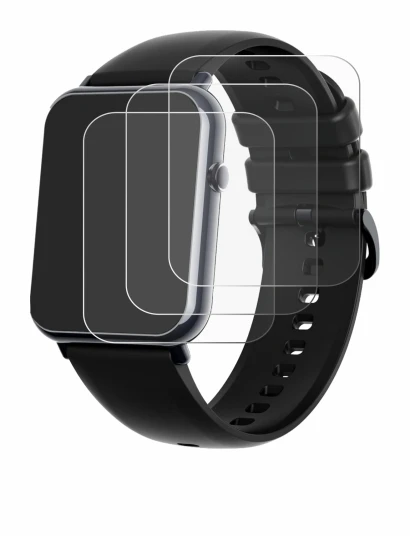 Immagine del dispositivo Mutoy Smartwatch 1.69" con un'ampia varietà di protezioni per lo schermo.