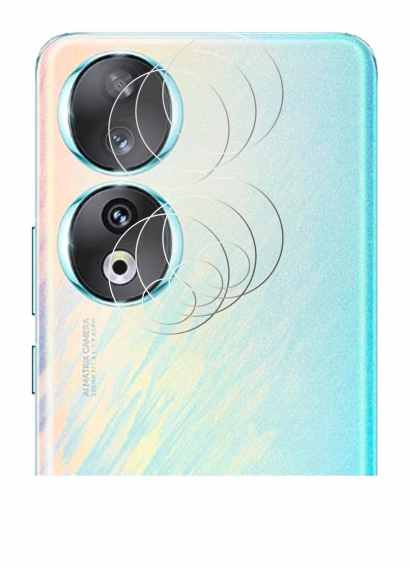 Immagine del dispositivo Honor 90 (SOLO Fotocamera) con un'ampia varietà di protezioni per lo schermo.