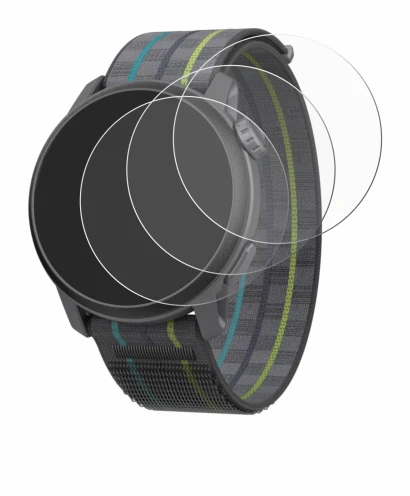 Immagine del dispositivo Coros Pace 3 con un'ampia varietà di protezioni per lo schermo.