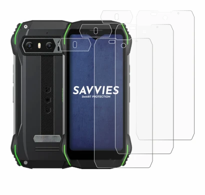 Immagine del dispositivo Blackview N6000 (Fronte+Fotocamera) con un'ampia varietà di protezioni per lo schermo.
