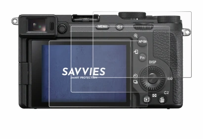 Immagine del dispositivo Sony Alpha 7CR con un'ampia varietà di protezioni per lo schermo.