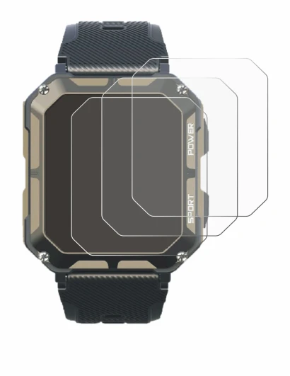 Immagine del dispositivo Blackview C20Pro 1.83" con un'ampia varietà di protezioni per lo schermo.