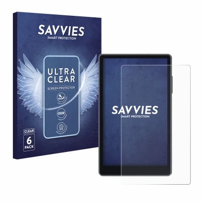 Parte frontale di una confezione del prodotto con il logo del marchio Savvies. Accanto è raffigurato il dispositivo Keystone 3